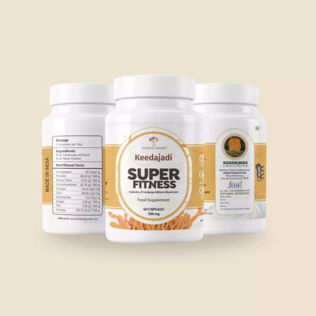 KEEDAJADI cordyceps mushroom Super Fitness by the Mushroom