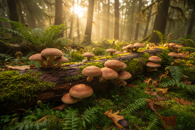 image-of-siitake-mushrooms-in-their-natural-forest-habitat